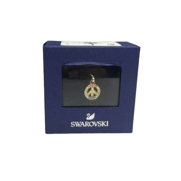 Swarovski Remix Collection Peace Charm Gold tone - Picture 2 of 3